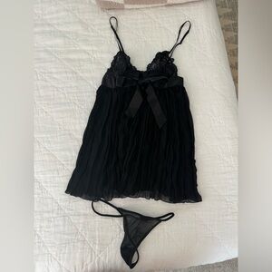 VS Babydoll Set in Black